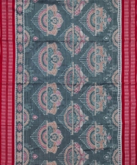 Sapphire colour handwoven cotton dupatta
