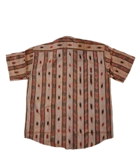 Beige colour handwoven cotton half shirt