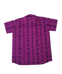 Pink colour handwoven cotton half shirt