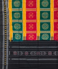 Multi colour handwoven cotton dupatta