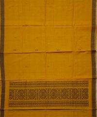 Olive yellow colour handwoven cotton dupatta