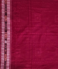 Brown colour handwoven cotton bomkai saree