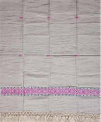 Off white colour handwoven shawl