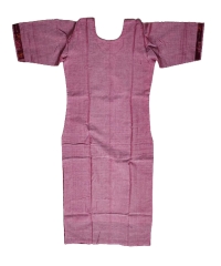Maroon Peach  colour handwoven cotton kurti