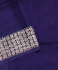 Red Navy Blue Silk Handloom Bomkai Saree