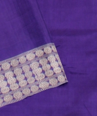 Yellow Blue Silk Handloom Bomkai Saree