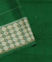 Pink Green Silk Handloom Sambalpuri Saree