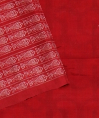 Red Green Cotton Handloom Sambalpuri Saree