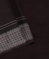 Red Coffee Brown Cotton Handloom Sambalpuri Saree