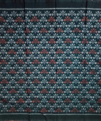 Green red colour handwoven cotton Suit Piece