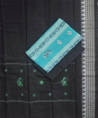 Ramagreen black colour handwoven cotton Suit Piece