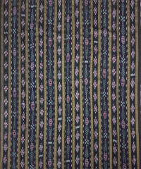 Black red colour handwoven cotton Suit Piece