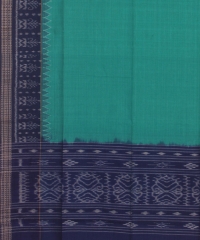 Sea green blue colour handwoven cotton Dupatta