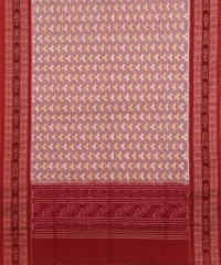 Pink red colour handwoven cotton Dupatta