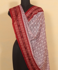 Pink red colour handwoven cotton Dupatta
