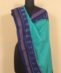 Sea greeb blue colour handloom dupatta