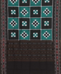 Green black colour handloom dupatta
