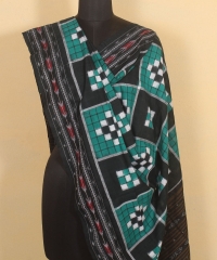 Green black colour handloom dupatta