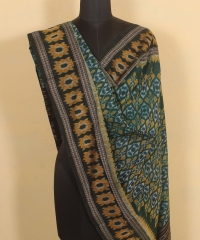 Green black colour handloom dupatta