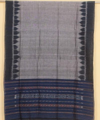 Blue gray colour handwoven cotton Suit Piece