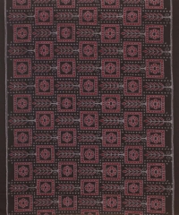 Black cream colour handwoven cotton Suit Piece