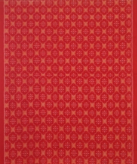 Red yellow colour handwoven cotton Suit Piece