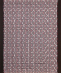 Gray black colour handwoven cotton Suit Piece