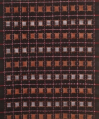 Black red colour handwoven cotton Suit Piece