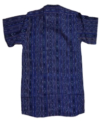 BLUE SAMBALPURI HANDLOON HALF SHIRT