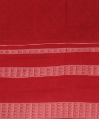 Maroon red handloom cotton saree