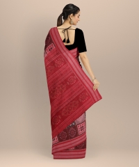 Multicolour handloom cotton saree