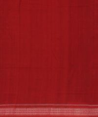 Coffee red handloom cotton saree