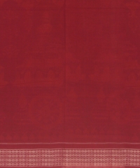 Maroon red handloom cotton saree