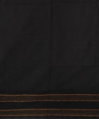 Pink black handloom cotton saree