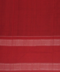 Black red handloom cotton saree