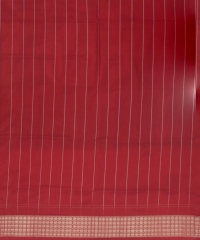 Blue red handloom silk saree