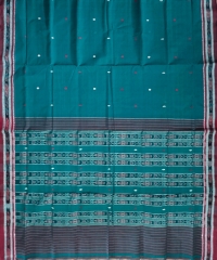 GREEN HANDLOOM SAMBALPURI SAREE