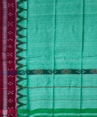 GREEN HANDLOOM COTTON GAMUCHHA