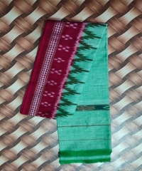 GREEN HANDLOOM COTTON GAMUCHHA