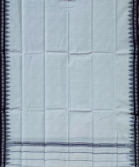 White green colour handwoven cotton gamuchha