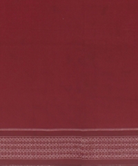 RED MAROON HANDLOOM COTTON SAREE